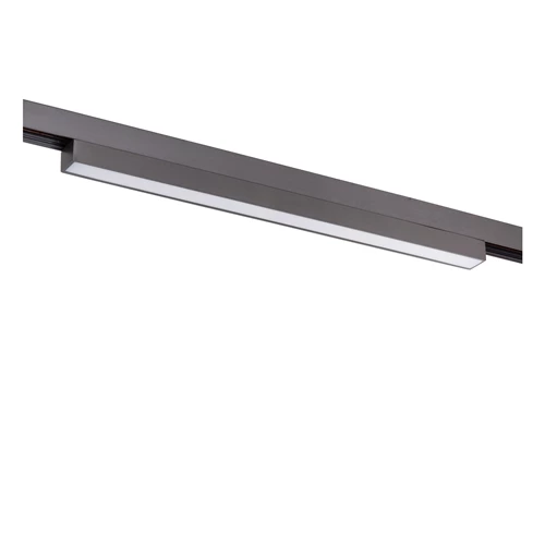 Lucide Premium LINIAL GLYX Railspot - 1-fase Railsysteem / Smart Railverlichting - 1xLED - Mat Zwart Chroom - uitgezet